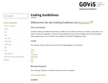 Tablet Screenshot of guidelines.backslash.ch